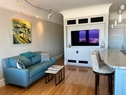 Entertainment area with built-in AV equipment