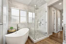 Free standing tub, body jets, rain shower, ma