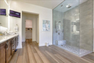 Huge master shower with 3 shower heads includ