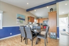 Dining area and kitchen