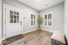 Mudroom for effortless entry from driveway