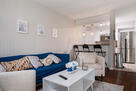 Uptown Beach Themed Retreat with Balcony