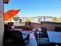 A private patio off the Master Bedroom with m