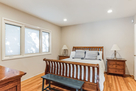 Master bedroom has Queen bed