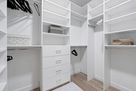 Master bedroom walk-in closet