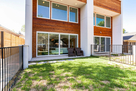 Front yard. 2x Glass sliding doors.