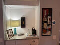 Built in butlers pantry adds elegance