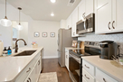 High-end Kitchen with stainless steel and qua