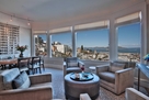 Spectacular living area with designer furnish