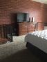 50" flat screen in bedroom