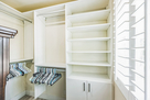 Custom closet in Primary bedroom