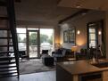 Spacious modern living room and kitchen