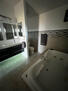 Bathroom with soaking tub