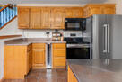 Full kitchen with generous cabinet space
