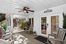 Screened-in Private welcoming entry