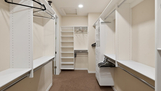 Master bedroom's closet.