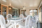 Sun room- French doors connecting to dining r