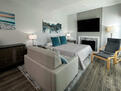Living room with sleeper sofa