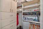 Walking in closet in Royal Suite