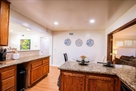 Kitchen with an island