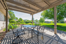 Patio - Pergola balances sun inside & out, & 