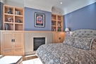 Stylish queen bedroom