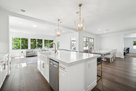 Large Island with Dishwasher and seating for 