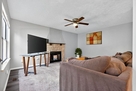 Family Room showing beautiful couch