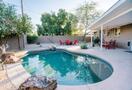 Spacious and relaxing outdoor spaces with poo