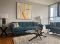 Living Room with floor to ceiling windows