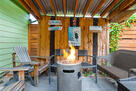Perfect Location, Tiki Backyard Layout
