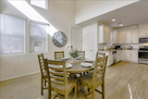 Dining Room with Vaulted Ceiling