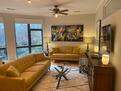 Spacious Living Room with beautiful artwork