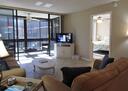 Living room and balcony