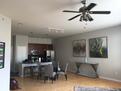 Great room with open kitchen and dining room