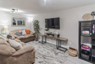 Basement Living Room with Smart TV