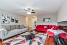 Spacious family room with plenty of seating a