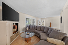Big screen TV with comfortable seating