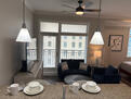 Open kitchen into Living room