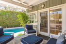 Relaxing private yard with pool