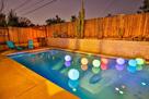 Enchanting Twilight Pool Oasis