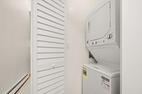 Private in-unit washer and dryer
