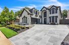 Modern, golf course home