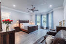 Primary suite with peaceful morning light