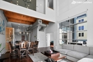 Living and kitchen area