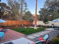 backyard with lounge chairs and other sitting
