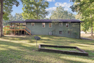Rear view of home