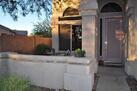 Front entrance with private patio seating