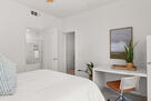 Second bedroom has dedicated workdesk