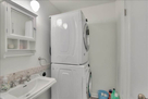 washer/dryer in bathroom